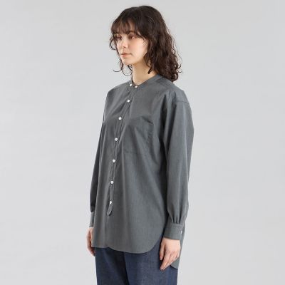 GREY LABEL シャンブレーバンドカラーシャツ | MACKINTOSH