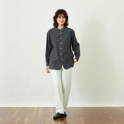 【洗える】美品♡マッキントッシュフィソロフィー バンドカラー シャツワンピース GREY LABEL】バンドカラーシャツ | MACKINTOSH PHILOSOPHY