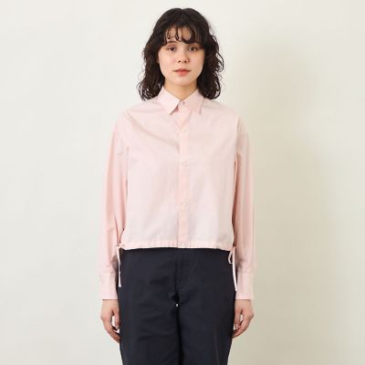 GREY LABEL サイドリボンクロップドシャツ | MACKINTOSH 