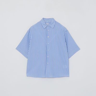 GREY LABEL ストライプショートスリーブレギュラーカラー 