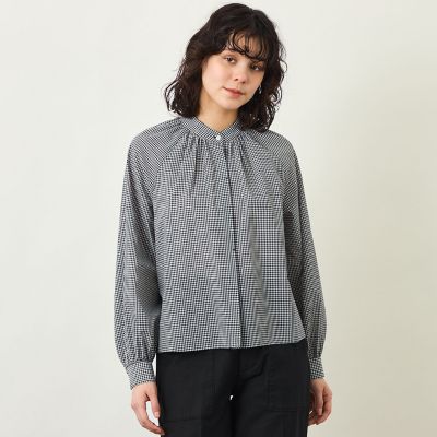 GREY LABEL スタンドカラーギャザーシャツ | MACKINTOSH