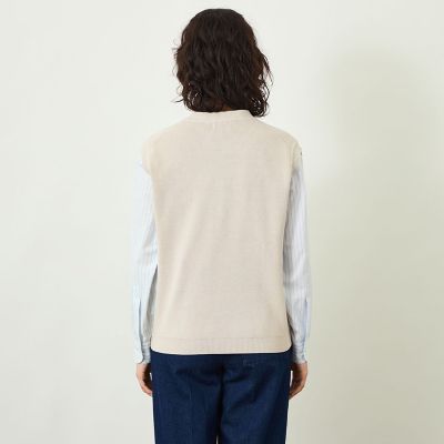 GREY LABEL ファインコットンニットベスト | MACKINTOSH 