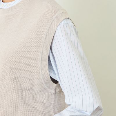 GREY LABEL ファインコットンニットベスト | MACKINTOSH