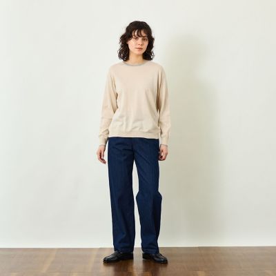 【かおりん】マッキントッシュ フィロソフィー☆バイカラーニット カシミヤ GREY LABEL ウールカシミヤバイカラーニット(トップス)｜MACKINTOSH