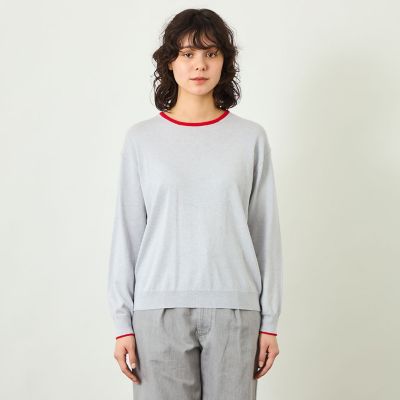 GREY LABEL バイカラークルーネックニット | MACKINTOSH