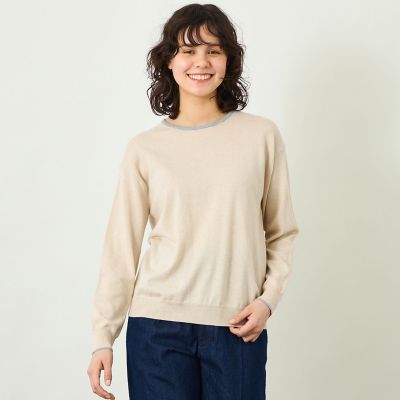 GREY LABEL バイカラークルーネックニット | MACKINTOSH