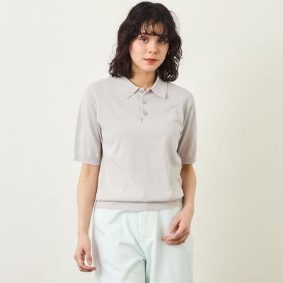 GREY LABEL リネンミックスポロニット | MACKINTOSH