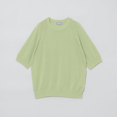 ＜MACKINTOSH PHILOSOPHY (Women)＞ＧＲＥＹ　ＬＡＢＥＬ　リネンミックスシアーニット