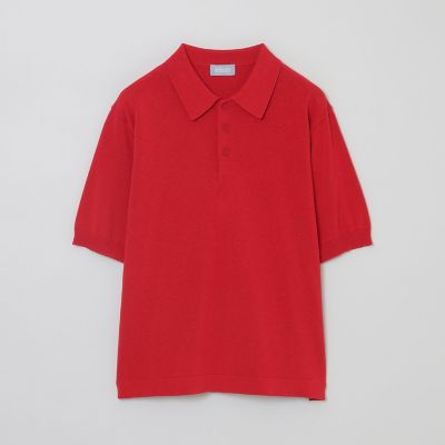 ＜MACKINTOSH PHILOSOPHY (Women)＞ＧＲＥＹ　ＬＡＢＥＬ　リネンミックスニットポロ