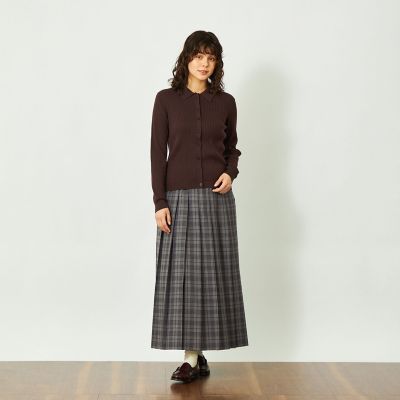 極美品マッキントッシュフィロソフィー　GREY LABEL モヘヤカーディガン GREY LABEL ワイドリブカーディガン(トップス)｜MACKINTOSH PHILOSOPHY
