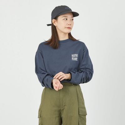 ＜MACKINTOSH PHILOSOPHY (Women)＞ＧＲＥＹ　ＬＡＢＥＬ　シャープログ　ロングスリーブＴシャツ