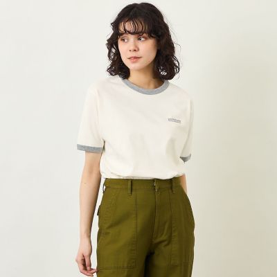 Mackintosh MACKINTOSH PHILOSOPHY (Women)/マッキントッシュ フィロソフィー GREY LABEL リンガーロゴTシャツ 02オフホワイト トップス【三越伊勢丹/公式】