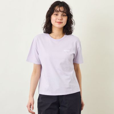 Mackintosh MACKINTOSH PHILOSOPHY (Women)/マッキントッシュ フィロソフィー GREY LABEL リネンミックスロゴTシャツ 32ラベンダー トップス【三越伊勢丹/公式】