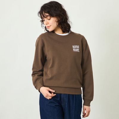 ＜MACKINTOSH PHILOSOPHY (Women)＞【ＧＲＥＹ　ＬＡＢＥＬ】ＳＨＡＲＰ　ＬＯＧＯ　スウェット