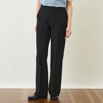 ＜MACKINTOSH PHILOSOPHY (Women)＞ＧＲＥＹ　ＬＡＢＥＬ　サイドアジャストベイカーパンツ