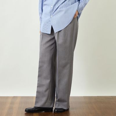 GREY LABEL 2プリーツワイドスラックス | MACKINTOSH