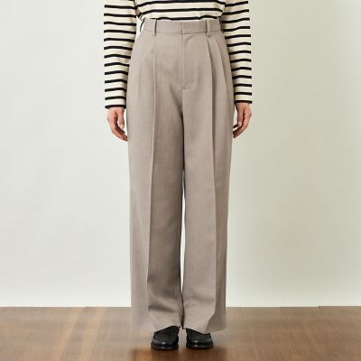 GREY LABEL 2プリーツワイドスラックス | MACKINTOSH