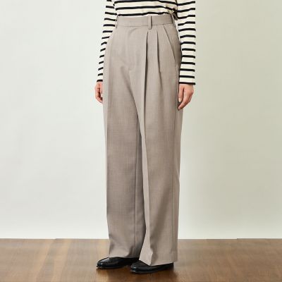 GREY LABEL 2プリーツワイドスラックス | MACKINTOSH