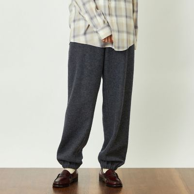 ＜MACKINTOSH PHILOSOPHY (Women)＞ＧＲＥＹ　ＬＡＢＥＬ　ウールブークレイージーパンツ