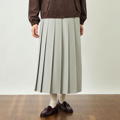Mackintosh MACKINTOSH PHILOSOPHY (Women)/マッキントッシュ フィロソフィー【GREY LABEL】ビエラプリーツスカート 05グレー ロングスカート【三越伊勢丹/公式】