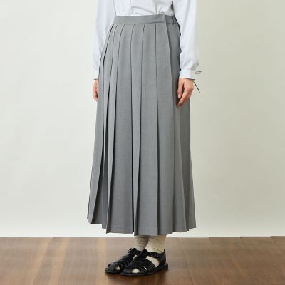 ISSEI MIYAKE WHITE LABEL プリーツ スカート グレー GREY LABEL】ビエラプリーツスカート | MACKINTOSH