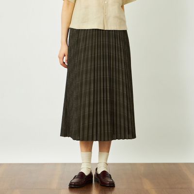 GREY LABEL チェックプリーツスカート | MACKINTOSH