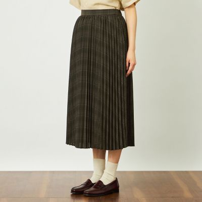 ❤️タグ付き未使用　2.7万円　チェックプリーツスカート／イエナ　ロートレアモン GREY LABEL チェックプリーツスカート | MACKINTOSH