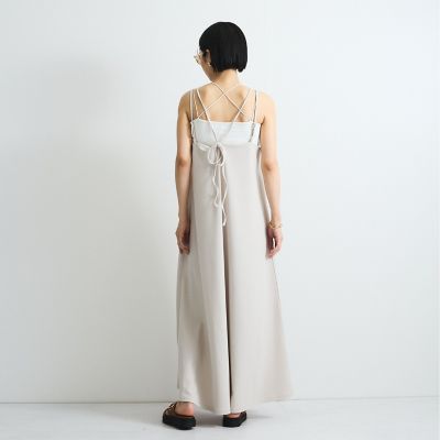 カットジョーゼットキャミワンピース≪手洗い可能≫