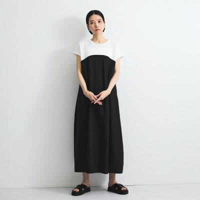 ＜VICKY（Women）＞ドッキングタックワンピース≪手洗い可能≫
