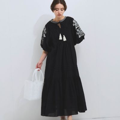 インド刺繍ワンピース≪手洗い可能≫