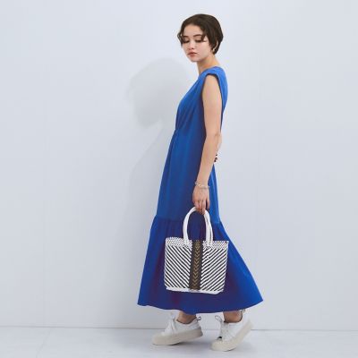 ドライタッチカットギャザーワンピース≪手洗い可能≫