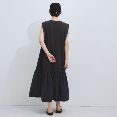 ドライタッチカットギャザーワンピース≪手洗い可能≫
