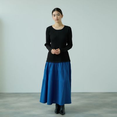 ＜VICKY（Women）＞ドッキングライク軽量ニットワンピース≪手洗い可能≫