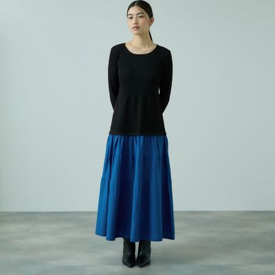 ドッキングライク軽量ニットワンピース≪手洗い可能≫ | VICKY（Women