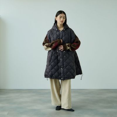 新品未使用！タグ付きTAION ダウンケープコート TAION ダウンケープコート≪手洗い可能≫ | VICKY（ビッキー