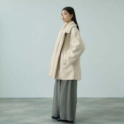 mystic フェイクムートンコート mystic（ミスティック）の「フェイクファーコート（その他アウター
