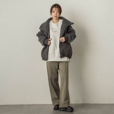 キルトボアドッキングブルゾン