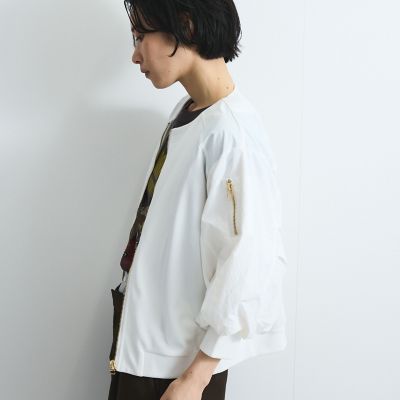 ジャージ切替ブルゾン≪手洗い可能≫