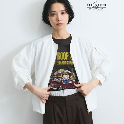 ジャージ切替ブルゾン≪手洗い可能≫