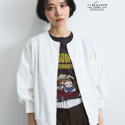 ジャージ切替ブルゾン≪手洗い可能≫