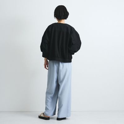 ジャージ切替ブルゾン≪手洗い可能≫