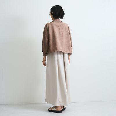 リネンライクワッシャージャケット≪手洗い可能≫