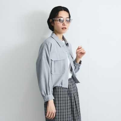 リネンライクワッシャージャケット≪手洗い可能≫