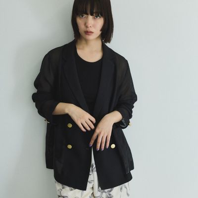 メッシュダブルテーラージャケット≪手洗い可能≫