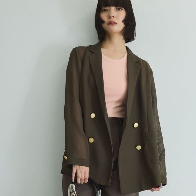 メッシュダブルテーラージャケット≪手洗い可能≫