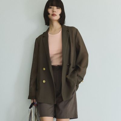 メッシュダブルテーラージャケット≪手洗い可能≫