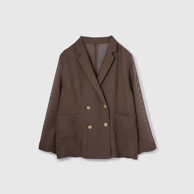 メッシュダブルテーラージャケット≪手洗い可能≫