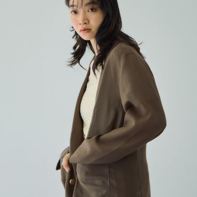 PENNYBLACK ジャケット (裏地なし) 38 手洗い可　　新品タグ付き PENNYBLACK ジャケット (裏地なし) 38 手洗い可 新品タグ付き