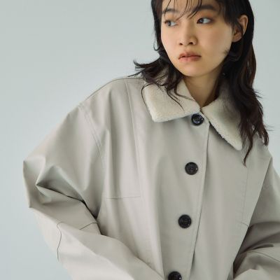 ボアカラーフェイクレザーブルゾン | VICKY（Women）/ビッキー