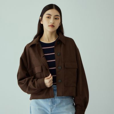 スウェードチョウライトショートジャケット | VICKY（Women